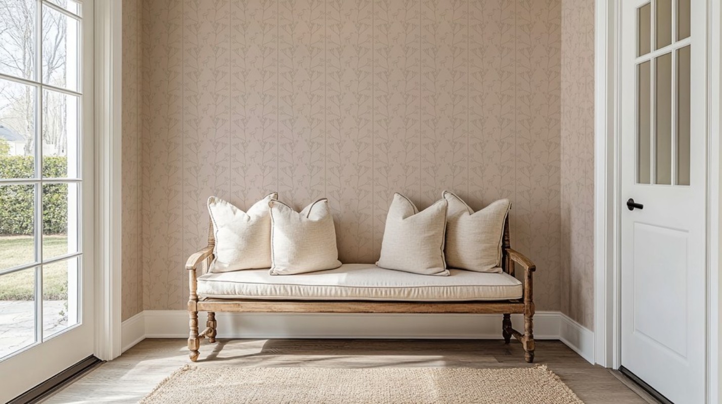 Bild på Twigs and Heron in Pink - 1033801-03